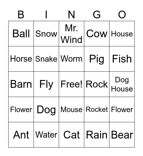 Let's Have Fun Bingo Card