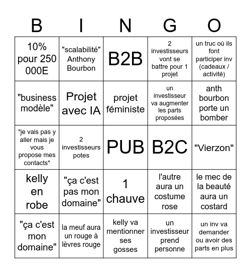 QVEMA Bingo Card