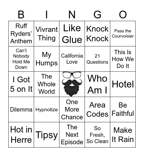HIP HOP | RD 4 Bingo Card