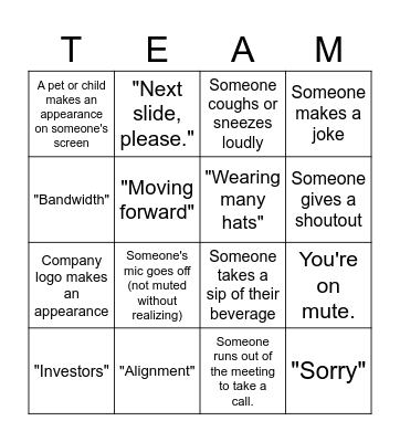 Aqtual - March 2025 Bingo Card