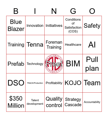 A-C Electric Change For Growth Bingo Card
