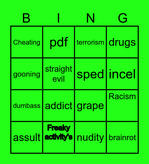 Tomorow's Teachings Bingo Card