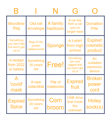 Spring Bing-o! Bingo Card
