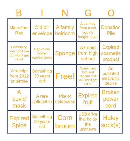 Spring Bing-o! Bingo Card