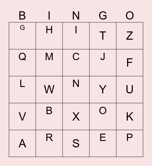 Remote Work Bingo Card