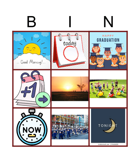 CELEBRATIONS Bingo Card