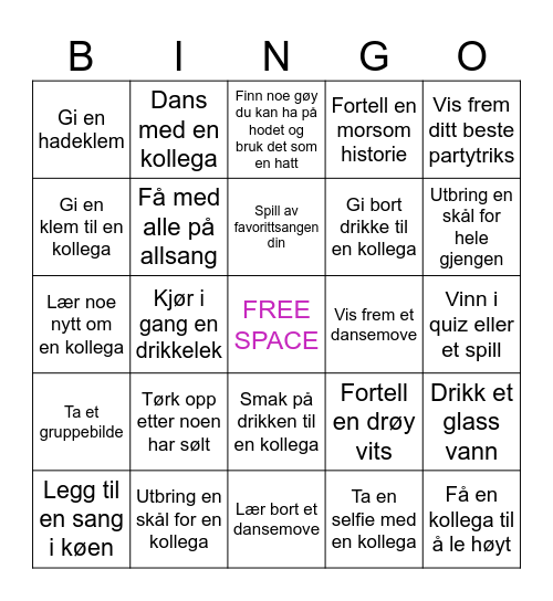 Lønningspils Bingo Card