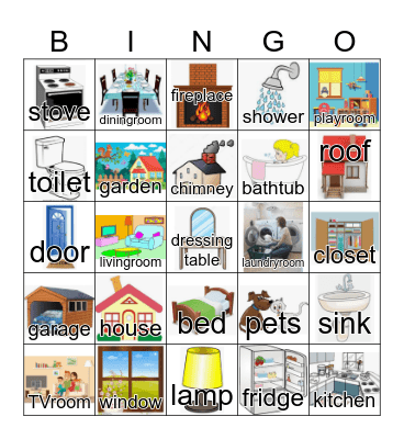 House Bingo Card