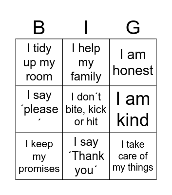 House rules Bingo Card