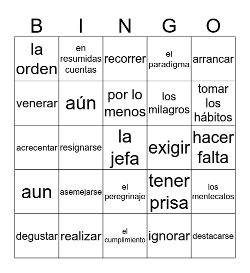 AP-Unidad 1-Subtema 3- El pensamiento filosófico y la religión Bingo Card