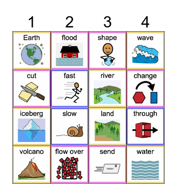 Earth Changes Bingo Card