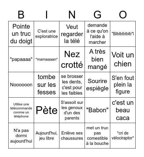 ALYX BINGO Card
