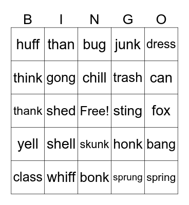 SPIRE Review Bingo Card