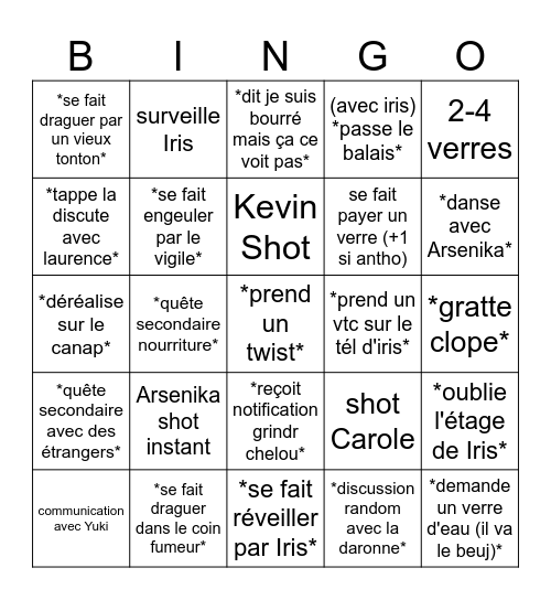 Bingo Labo: Seo Bingo Card