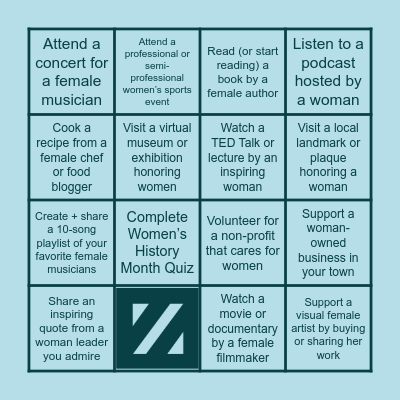Zenni WHM BINGO! Bingo Card