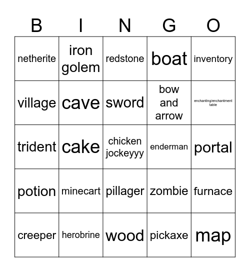 jack blackisms Bingo Card