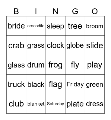 opw 4 unit 1-2 Bingo Card