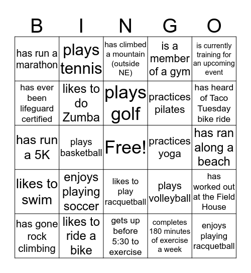 FIND-A-FRIEND who.... Bingo Card