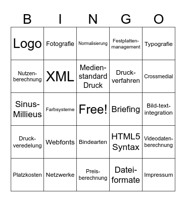SAP 2025 Bingo Card