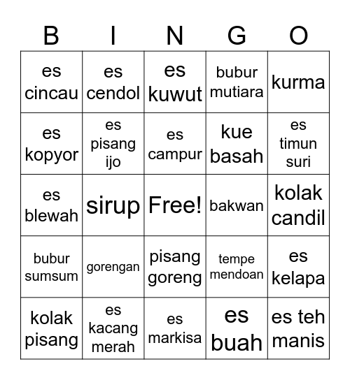 Heejin's Bingo Board! Bingo Card
