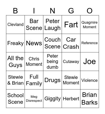 Jolly Golly hggfsuvuv Bingo Card