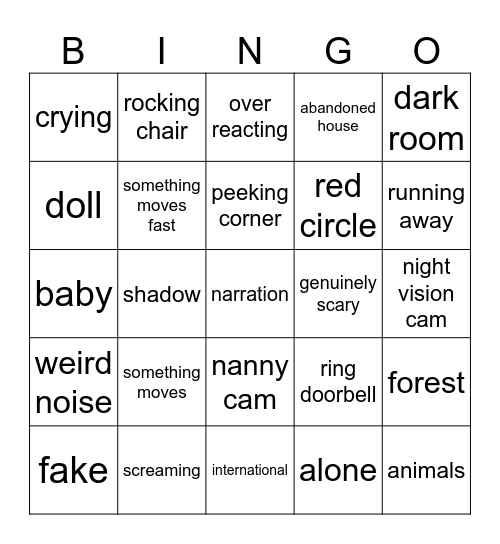 nukes top 5 bingo Card