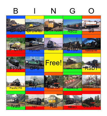 Heritage Lines that the Children and I would like to have lunch one day Bingo Card
