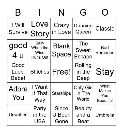 music-bingo-bingo-card