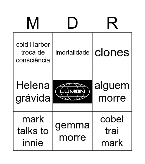 utlimo ep severance Bingo Card