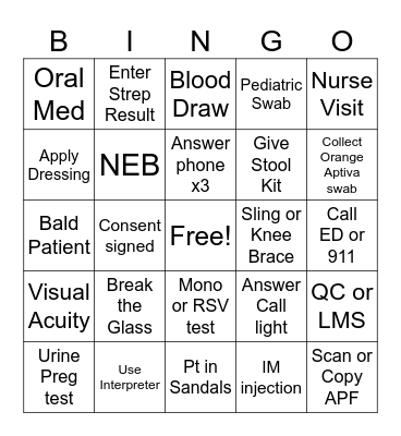 SC2 UC Bingo Card