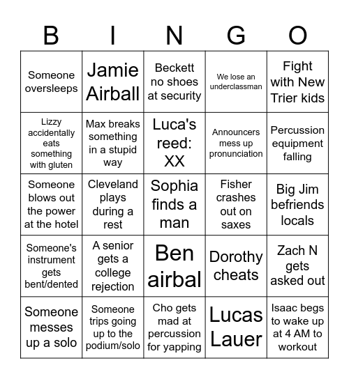 Austria Bingo Card