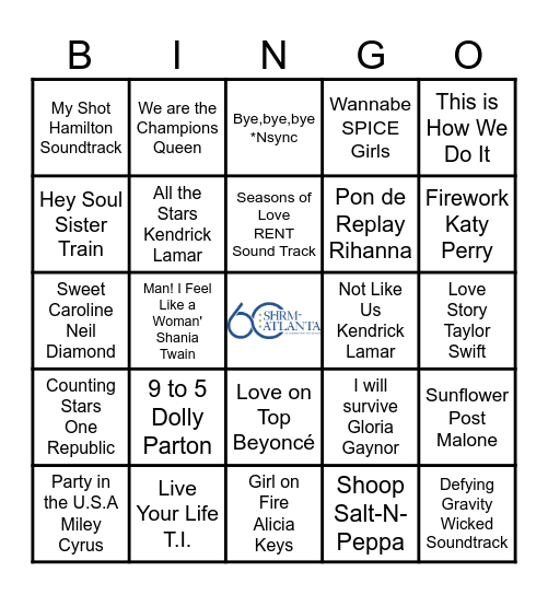 SHRM-Atlanta Bingo Card