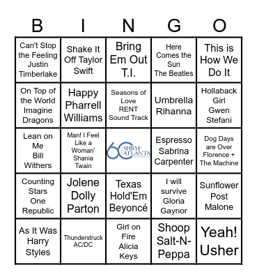 SHRM-Atlanta Bingo Card