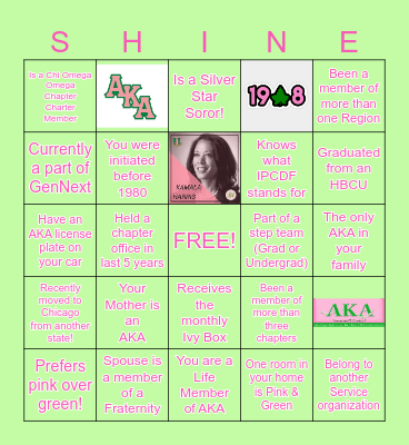 New Member Workshop 2025 Bingo Card