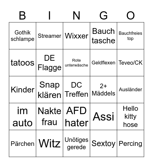 Ome Bingo Card