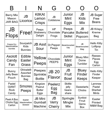 Easter Bingo! Bingo Card