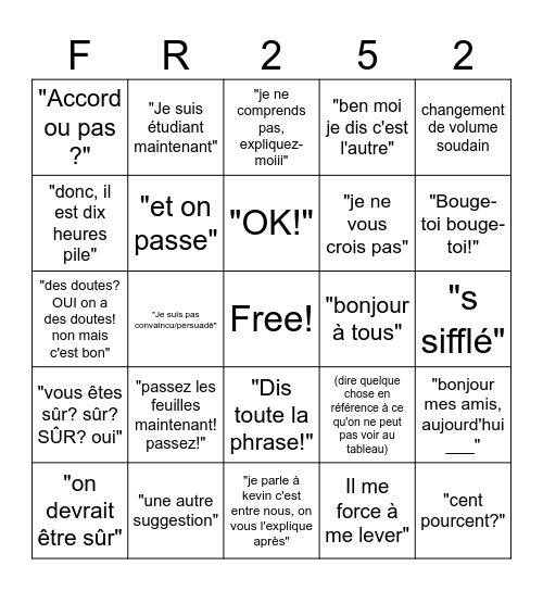 Kanstantsin Bingo Card