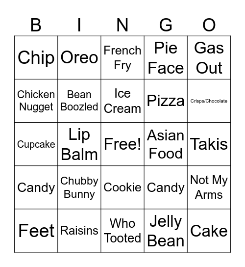 Buddy vs Phinny - Music Bingo Card