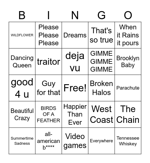 HAPPY BIRTHDAY DANI! Bingo Card