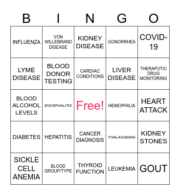 EGH MED LAB WEEK 2025 Bingo Card