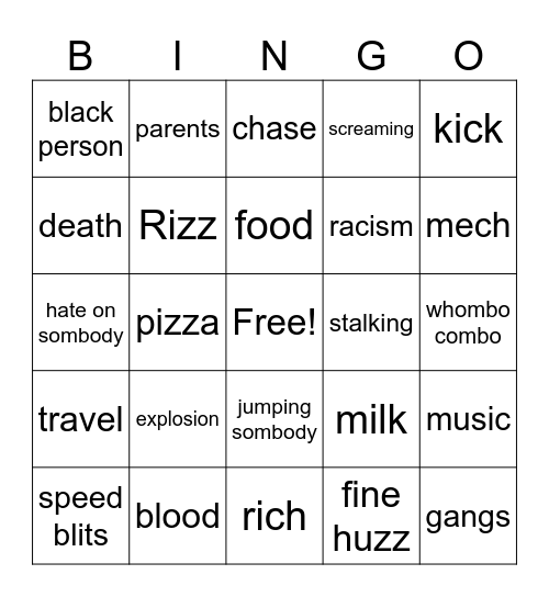 done Bingo Card