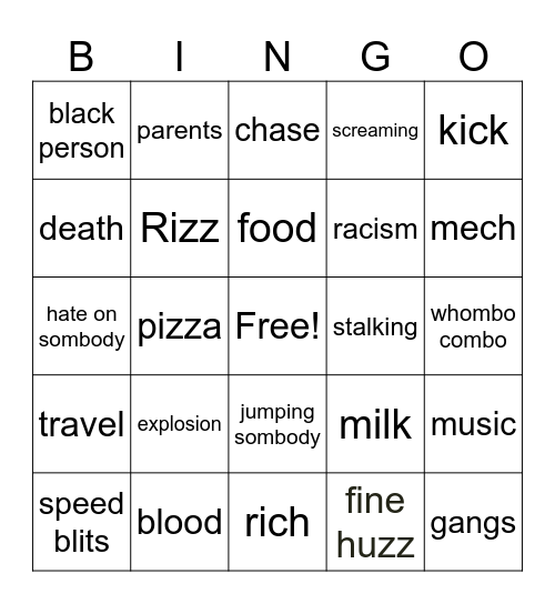 done Bingo Card