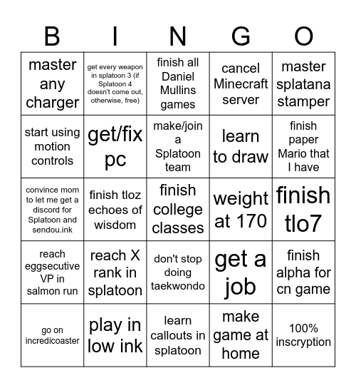 2025 bingo Card