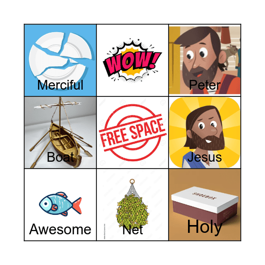 Encountering Jesus Bingo Card