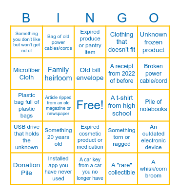 Spring Bing-O! Bingo Card