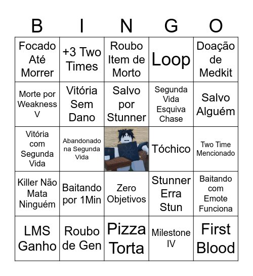 [Forsaken] Two Time Bingo Card