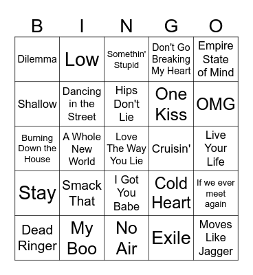 Duets - 2025 Bingo Card