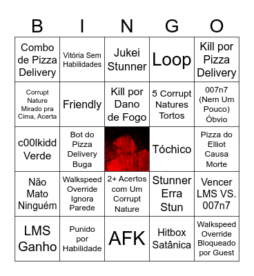 [Forsaken] c00lkidd Bingo Card
