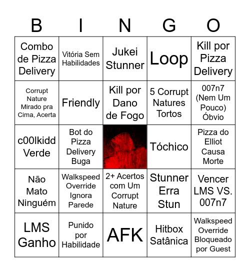 [Forsaken] c00lkidd Bingo Card