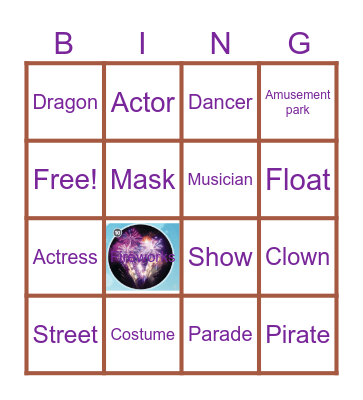 Celebrations Bingo Card